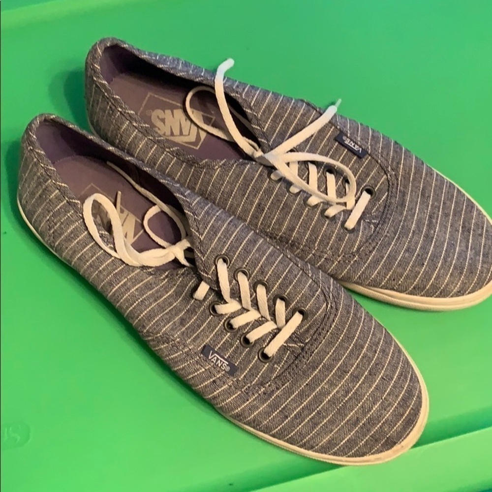 Striped vans sneakers